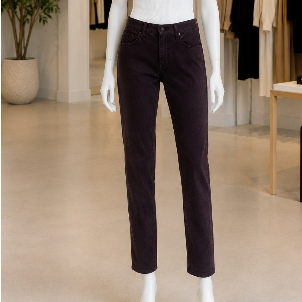 rag & bone Women Skinny Jeans Purple Plum Solid Denim 26